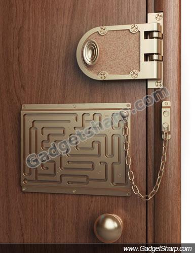 Thief-Proof Home Door Lock-and-Chain Maze