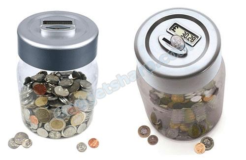 Digital Counting Money Jar