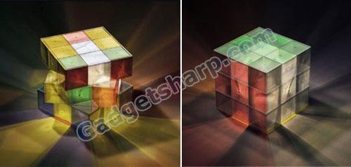 Rubik?s Cube Lamp