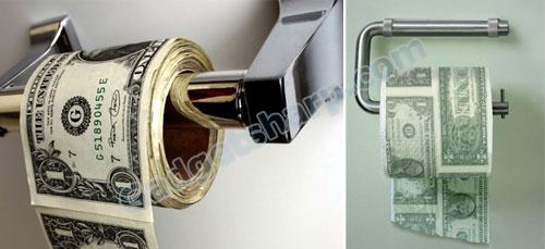 Money Toilet Paper