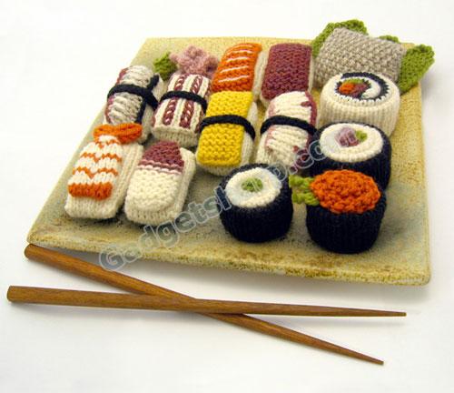 Crochet and Knit Sushi