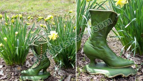 Boot Shoe Flower Vase