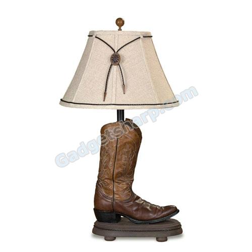 Cowboy Boot Table Lamp