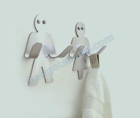 Mr and Mrs Hangup Wall Hooks by Black+Blum