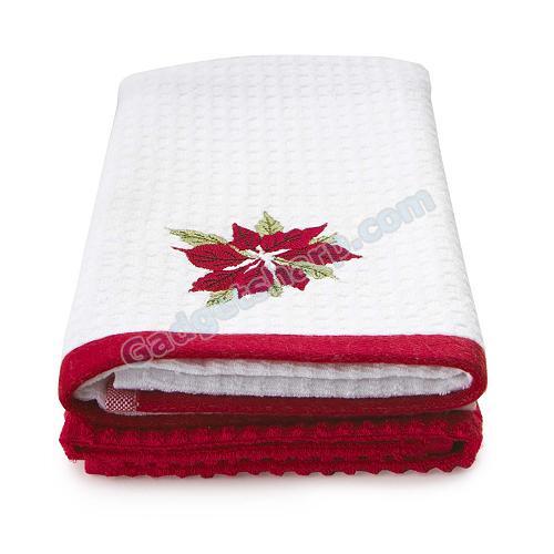 Poinsettia Tea Towels