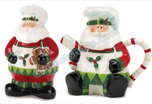 Santa Claus Cookie Jar and Santa Claus Teapot