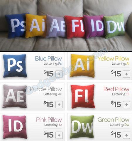 Adobe Icons Pillows