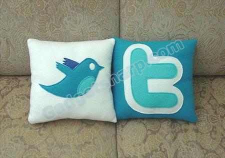 Twitter Icon Pillow
