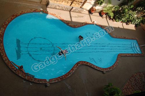 Guitar Shaped Pool