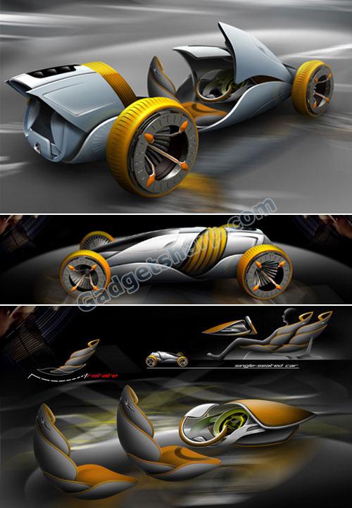 Mutation Futuristic Car Concept