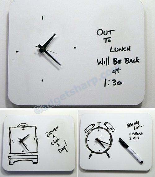 Whiteboard Clock