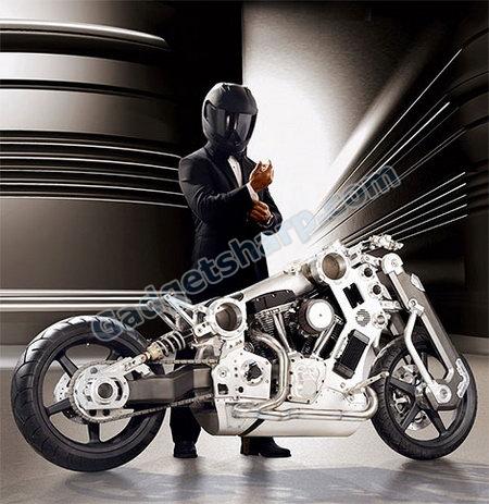 Titanium Fighter Motorcycle