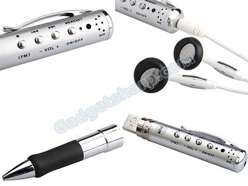 USB Pen, MP3 Player, FM Radio, Voice Recorder