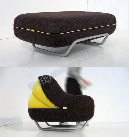 Eclosion Sofa, Couch with a Zipper