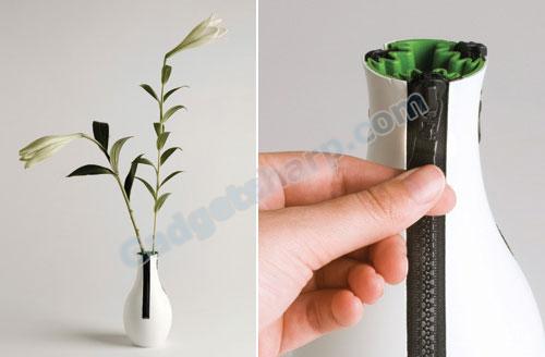 zipper vase