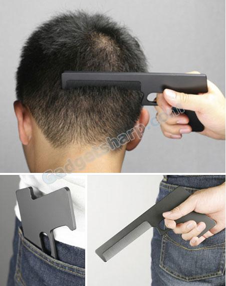 Comb Shaped Like a Gun