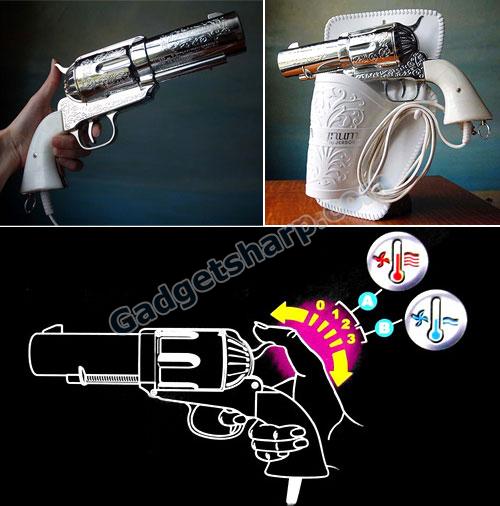 Vintage Novelty Pistol Gun Hairdryer