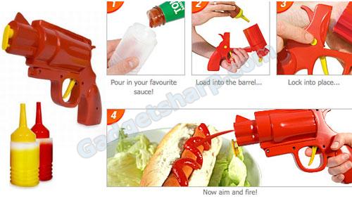 CONDIMENT GUN Picnic BBQ sauce Gun