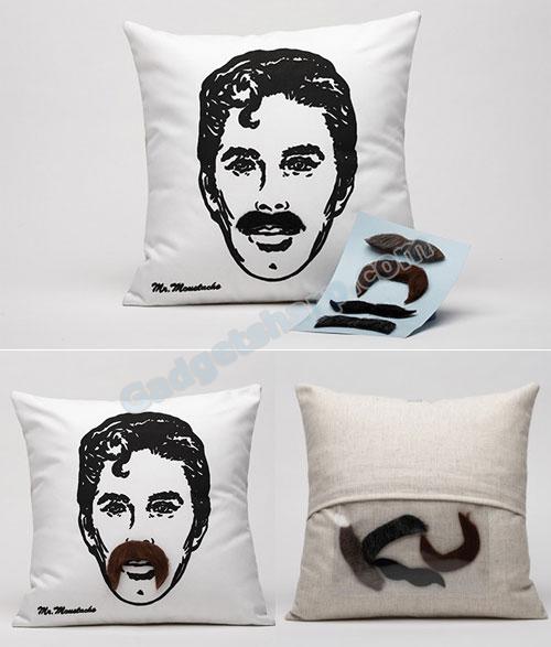 Interchangeable Mustache Pillow