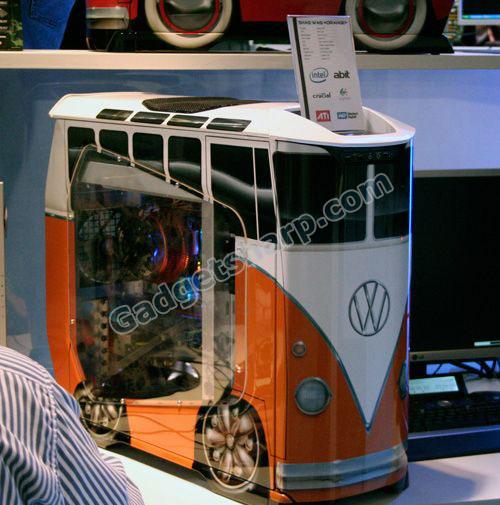 vw bus computer case