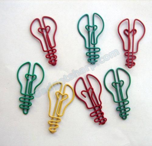 Light Bulb shape paper clip