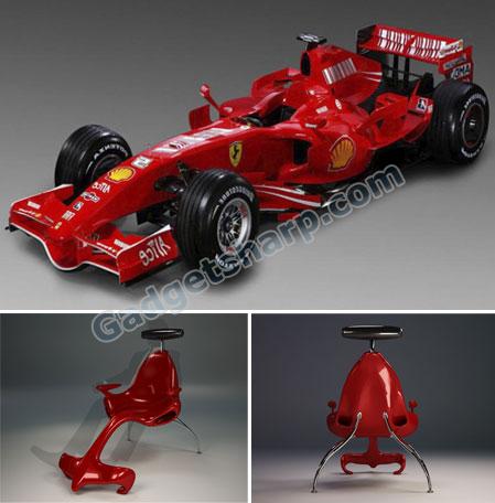 Formula 1 Car Inspired Chair