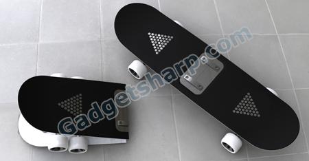 Folding skateboard