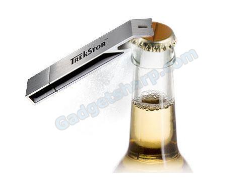 TrekStor USB Drive Bottle Opener