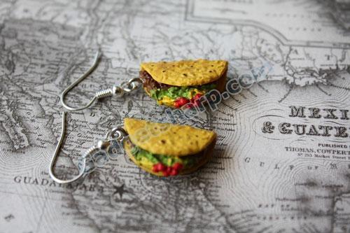 Taco Earrings