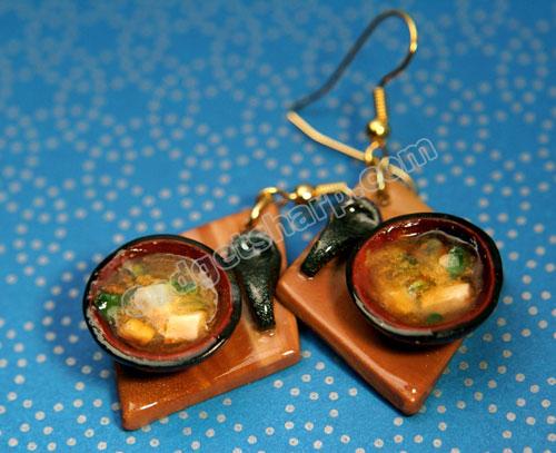 Hot Miso Soup Earrings