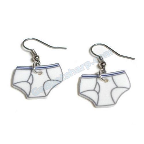 tighty whities earrings