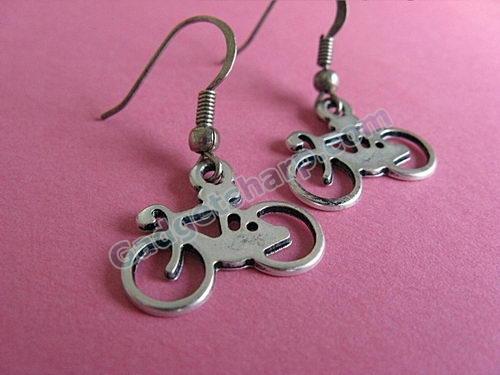 Bicycle Earrings