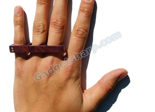 Metsa Three Finger Wooden Rings