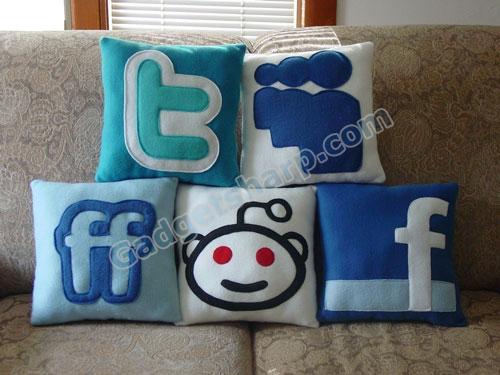 Social Media Pillow