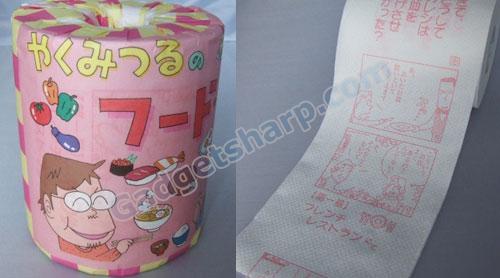 Japanese manga toilet roll