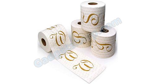 Monogrammed Toilet Paper
