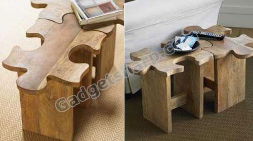 Jigsaw Puzzle Stool