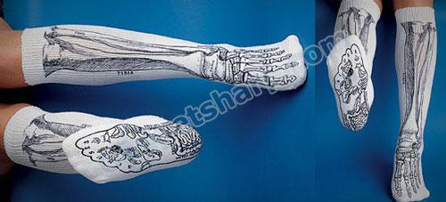 Anatomically Correct Bone Socks