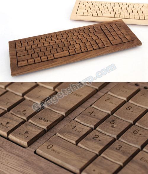 Wooden Computer Keyboard