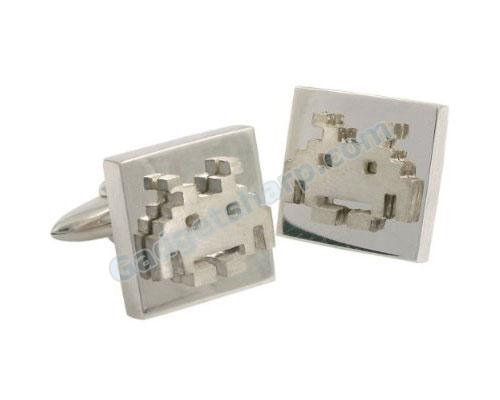 Space Invader Cufflinks