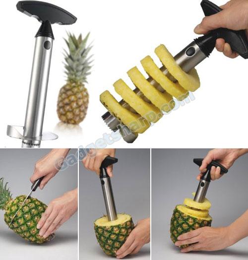 Vacu Vin Stainless Steel Pineapple Easy Slicer