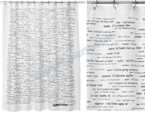 Top 500 SAT Words Shower Curtain