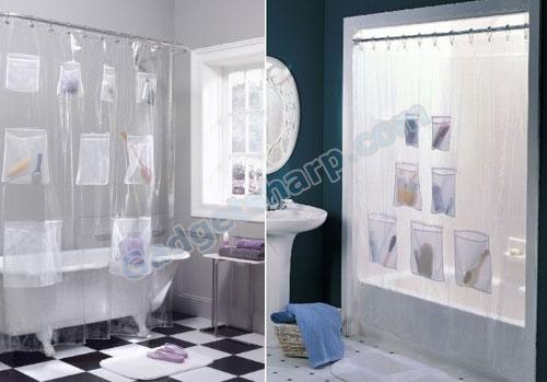 Pockets Shower Curtain