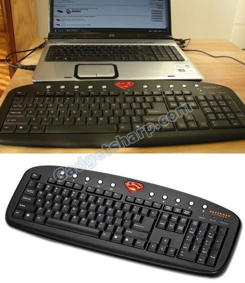 i-rocks Superman Media Slim Keyboard