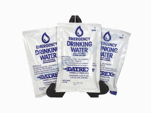 Datrex Emergency Water Pouches Case of 64 for Survival Kits