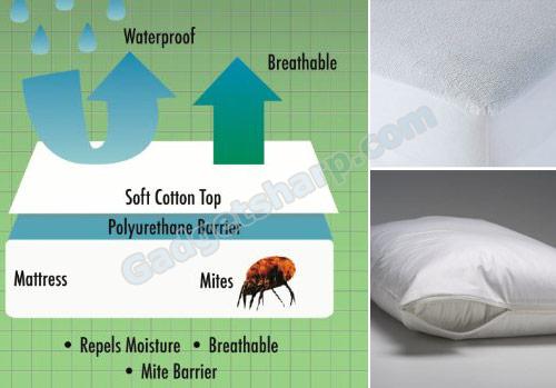 LinenSpa PREMIUM Universal Fit Mattress Protector (Waterproof-Eliminates Dust Mites)