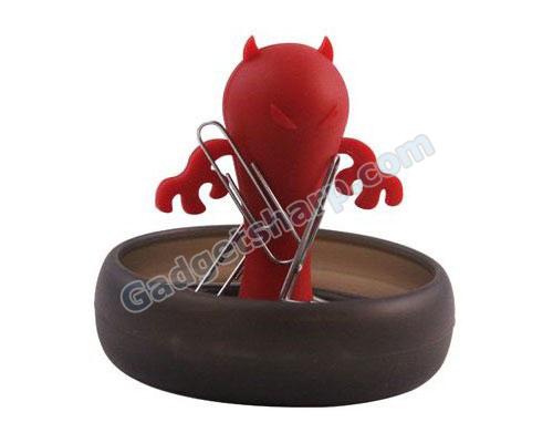 Devil Paper Clip Holder