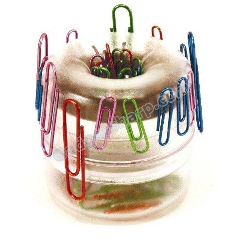 Officemate Designer Paper Clip Dispenser with Heavy Duty Magnet