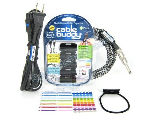 Cable Buddy - Cable Organizer Ties with Color Labels