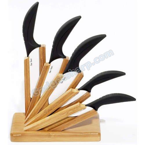 Ceramic Cutlery Set with Knife Block